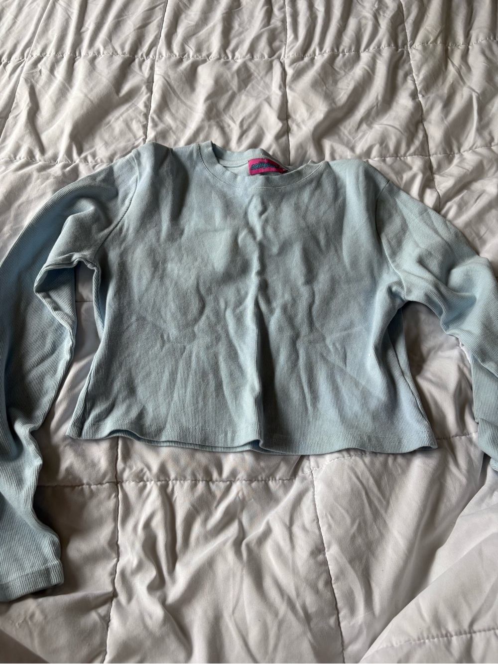 Edikted Long Sleeve Crop Top